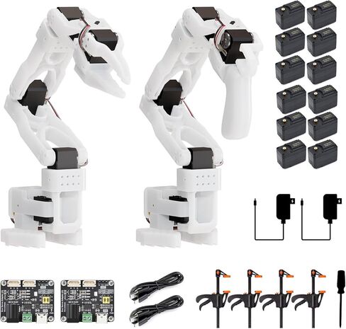 Waveshare SO-ARM101, Open-Source 6-Axis Robotic Arm, Native Support for Hugging Face LeRobot, High-Torque Bus Servo, Photosensitive Resin 3D-Printed Parts, 3DP Parts Kit (SE) in Saudi Arabia