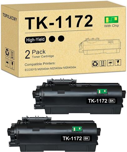 TK-1152 TK1152 High Yield Black Toner Cartridge Replacement for Kyocera ECOSYS P2235dw / M2635dw / M2135dn / P2235dn / M2635dn Printer (2-Pack, 1T02RV0US0) in Saudi Arabia
