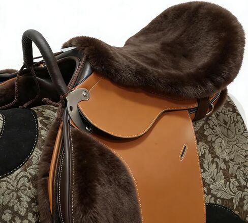 Saddle Sheepskin Seat Cover, Merino Sheepskin Saddle Pad – A Soft, Shock-Absorbing and Breathable Equestrian Seat Cover in Saudi Arabia