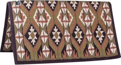 Classic Equine Show Blanket, Mulberry-Moss Green, 34 x 38 in Saudi Arabia