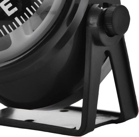 Black LC550 Marine Compass, Adjustable Mounting Bracket with Visible Lubber Line, Fast Response Precise Navigation for Boat Car Truck in Saudi Arabia