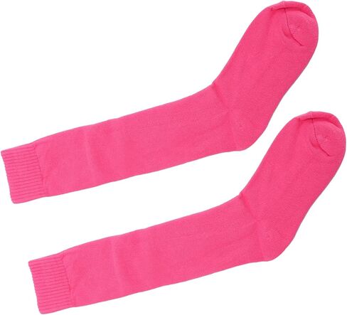 Fencing Socks, Cotton Protective Fencing Stockings with 3D Heel Design and Thickened Elastic Knee Support, Breathable Sweat Absorbing, for Men Women (M) in Saudi Arabia