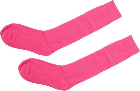 Fencing Socks, Cotton Protective Fencing Stockings with 3D Heel Design and Thickened Elastic Knee Support, Breathable Sweat Absorbing, for Men Women (M) in Saudi Arabia