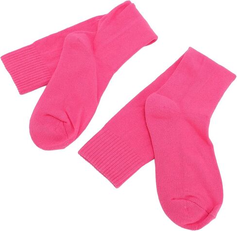 Fencing Socks, Cotton Protective Fencing Stockings with 3D Heel Design and Thickened Elastic Knee Support, Breathable Sweat Absorbing, for Men Women (M) in Saudi Arabia