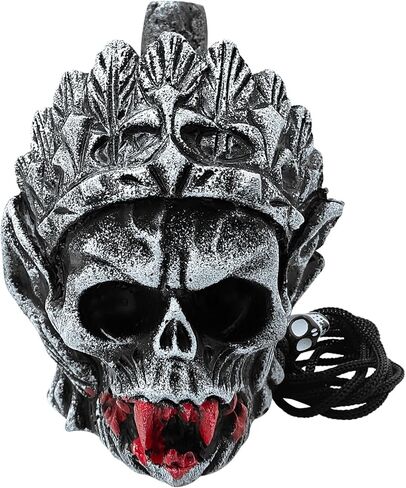 Aztec Death Whistle - Silbato Azteca Loudest, Produces Loud Human-Like Screams at High Decibels, Self-Defense Whistle, Great Gift Idea - Knight in Saudi Arabia