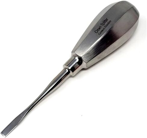 Dental Elevator Crown Splitter Spreader Remover Straight Tip Stainless Steel Tooth Extracting Hollow Handle Instruments in Saudi Arabia