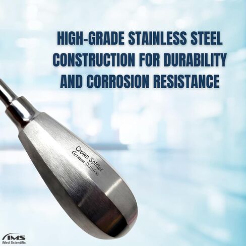 Dental Elevator Crown Splitter Spreader Remover Straight Tip Stainless Steel Tooth Extracting Hollow Handle Instruments in Saudi Arabia