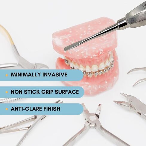 Dental Elevator Crown Splitter Spreader Remover Straight Tip Stainless Steel Tooth Extracting Hollow Handle Instruments in Saudi Arabia