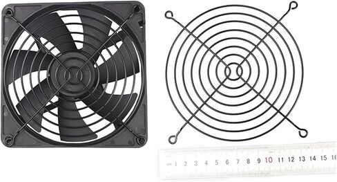 Cooling Fan Grill Metal Finger Guard 5 Piecces 140mm Fan Grills 140x140m Metal Mesh Finger Protector in Saudi Arabia