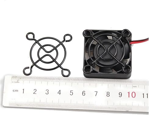 Cooling Fan Grill Metal Finger Guard 50Pcs 40MM Black Metal Steel Fan Protector Finger Guard Grill Net 40X40MM 4CM Grills in Saudi Arabia