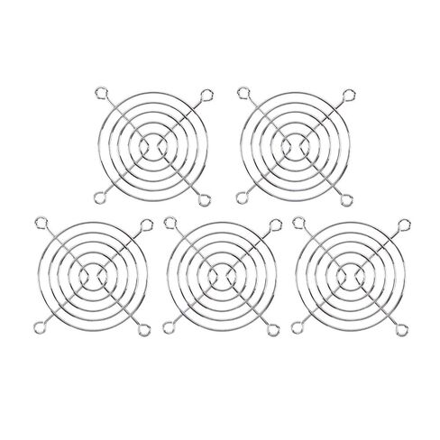 Cooling Fan Grill Metal Finger Guard 5pcs PC Case Cooling Fan Grills Desktop Finger Guard Protector Protection Cover 40mm 50mm 60mm 70mm 80mm 90mm 120mm(5pcs 60mm) in Saudi Arabia