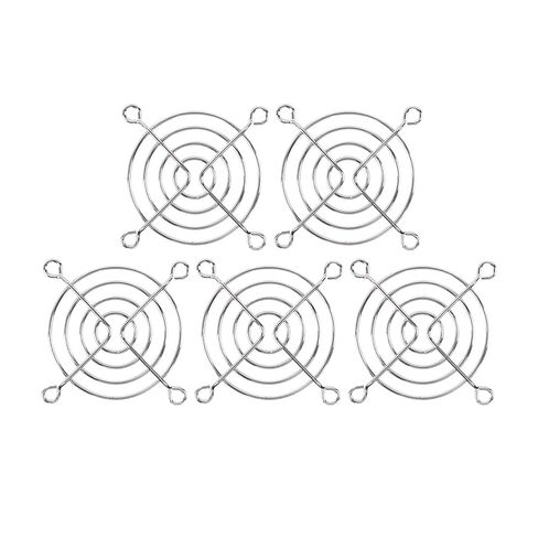 Cooling Fan Grill Metal Finger Guard 5pcs PC Case Cooling Fan Grills Desktop Finger Guard Protector Protection Cover 40mm 50mm 60mm 70mm 80mm 90mm 120mm(5pcs 60mm) in Saudi Arabia