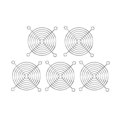 Cooling Fan Grill Metal Finger Guard 5pcs PC Case Cooling Fan Grills Desktop Finger Guard Protector Protection Cover 40mm 50mm 60mm 70mm 80mm 90mm 120mm(5pcs 60mm) in Saudi Arabia