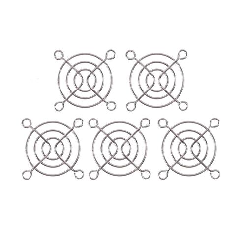 Cooling Fan Grill Metal Finger Guard 5pcs PC Case Cooling Fan Grills Desktop Finger Guard Protector Protection Cover 40mm 50mm 60mm 70mm 80mm 90mm 120mm(5pcs 60mm) in Saudi Arabia