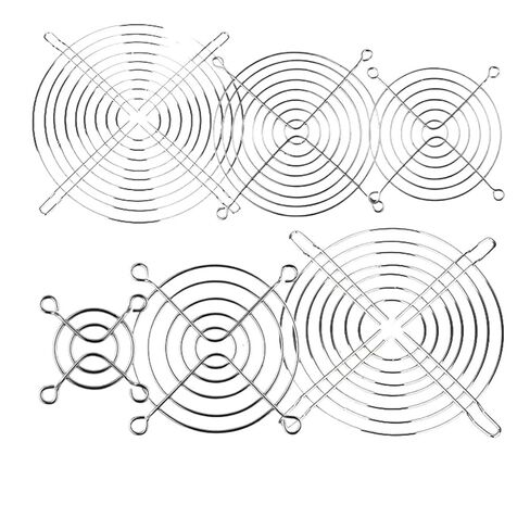 Cooling Fan Grill Metal Finger Guard 10PCS Cooling Fan Guard Metal Grill Computer Cover 30mm 40mm 50mm 60mm 70mm 80mm 90mm 120mm 135mm 140mm 170mm 200mm(135MM Fan Grill) in Saudi Arabia