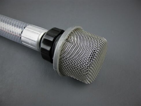 ProSource Wagner 0516196/516196 أنبوب شفط مرن، بلاستيك، 11 مم، أنبوب شفط، شفاف/أبيض/أسود، أنبوب واحد in Kuwait