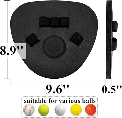 Tebery 4 Pack Baseball Training Glove, Flat Design Foam Fielding Gloves for Practice, Infield Softball Batting Practice Trainers, Baseball Mitt Equipment for Indoor Outdoor in Saudi Arabia