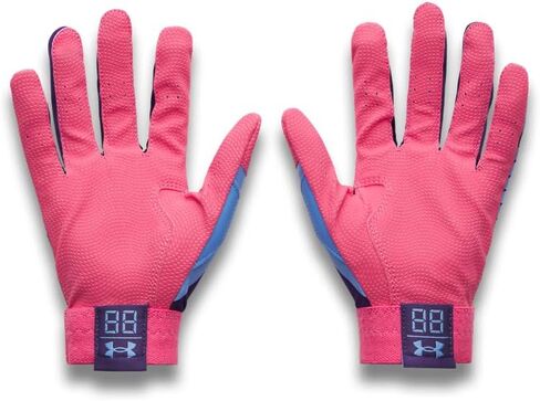 Under Armour Boys' Youth Clean Up Baseball Gloves, (452) Ceylon/Super Pink/Super Pink, Medium in Kuwait