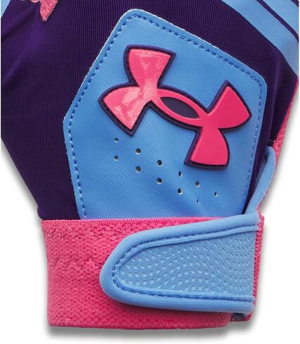 Under Armour Boys' Youth Clean Up Baseball Gloves, (452) Ceylon/Super Pink/Super Pink, Large in Kuwait