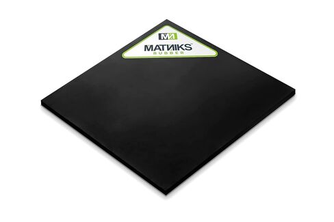 ورقة مطاطية من النيوبرين من MATNIKS، شديدة التحمل، عالية الجودة 60A، سوداء، 12 × 12 بوصة × 1/4 بوصة سميكة (+/- 5%) للسباكة، الحشيات، مواد DIY، الدعم، التسوية، الختم، الحماية، التآكل، الأرضيات in Kuwait