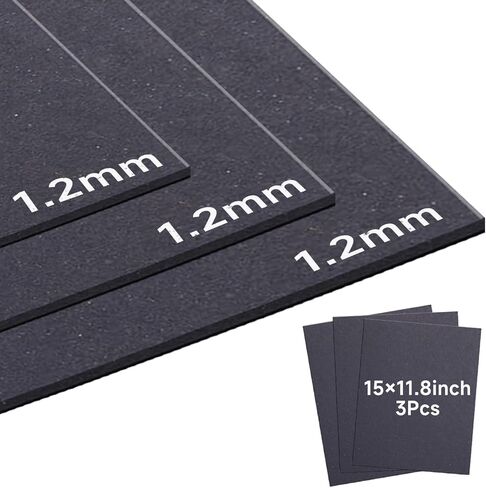 Non-Asbestos Gasket Material - 3 Pcs 15"x11.8"inch high Temperature Gasket Material, Applicable DIY，Lawn Mower, Engine,Generator Gasoline Diesel Oil Rebuild Sealing - 1.2mm(3 Pack) in Kuwait