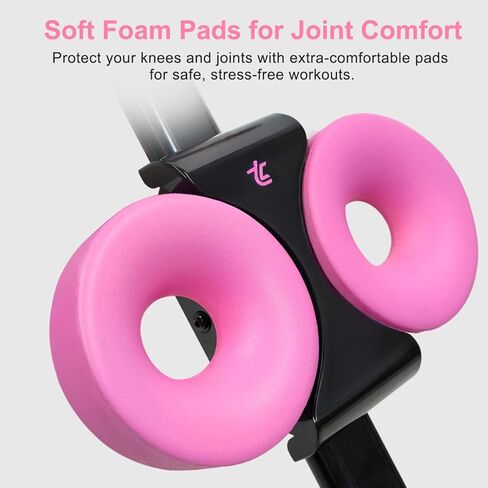 TOUSAINS Adjustable Ab Trainer Machine for Women, Foldable Ab Exercise Machine for Core, Waist, Arms & Buttocks, Home Gym Workout Equipment for Women in Saudi Arabia