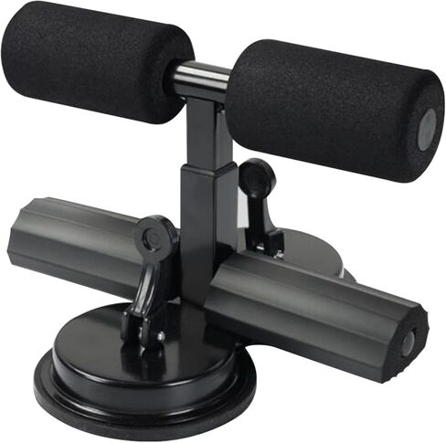 Double Adjustable Base Sit-up Bar Foot Holder Exercise Equipment for Home Workouts,Sit up Bar for Floor with Foot Holder in Kuwait