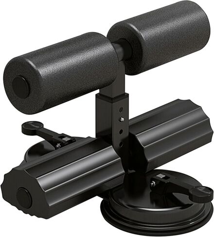 Double Adjustable Base Sit-up Bar Foot Holder Exercise Equipment for Home Workouts,Sit up Bar for Floor with Foot Holder in Kuwait