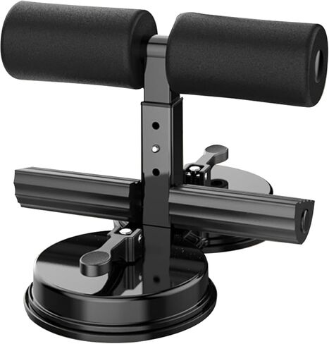 Double Adjustable Base Sit-up Bar Foot Holder Exercise Equipment for Home Workouts,Sit up Bar for Floor with Foot Holder in Kuwait