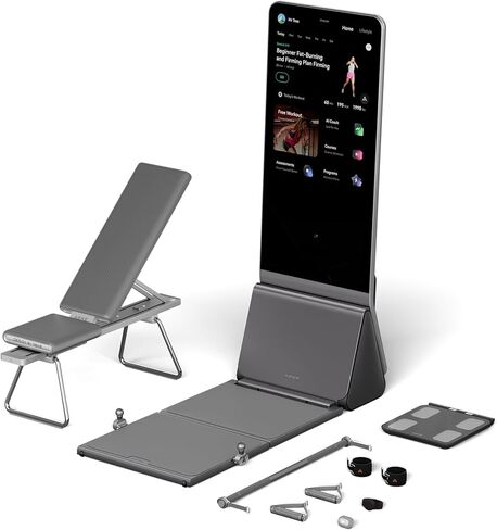 AEKE Smart Home Gym System- Fitness Mirror K1: AI-Powered All-in-One Fitness Machine for Full-Body Strength Training and Personalized Workouts in Saudi Arabia