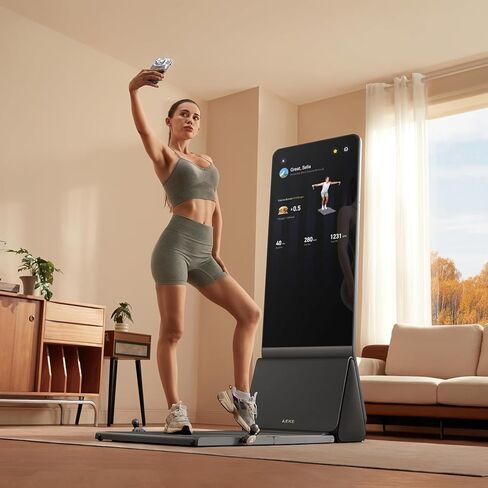 AEKE Smart Home Gym System- Fitness Mirror K1: AI-Powered All-in-One Fitness Machine for Full-Body Strength Training and Personalized Workouts in Saudi Arabia