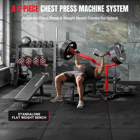 YOLEO Folding Gym Bench for Full Body Training, 300kg/660LB Abdominal Bench for Strength Training in Gym Home, with Quick Folding and Fast Adjustment in Kuwait