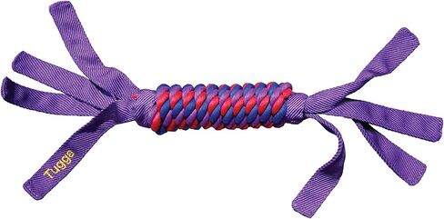 KONG - Wubbaª Tugga - Durable Cotton Rope Tug of War Dog Toy - For Large Dogs (Assorted Colors) in Kuwait