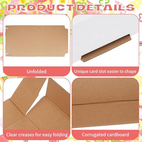 Rainmae 20 Pcs White Corrugated Pizza Boxes 16x16 Inch, Grease Resistant Kraft Pizza Slices Packaging Boxes, Large Cardboard Takeout Containers for Homemade Pizzas, Donuts, Cakes, Cookies, and Pies in Saudi Arabia
