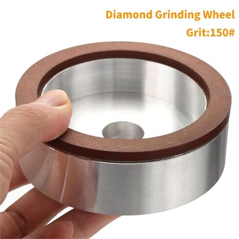 100mm Cup Grinding Wheel Diamond Grinding Disc for Alloy Tungsten Steel Ceramic Polishing Abrasive Grit150#(50mm) in Saudi Arabia