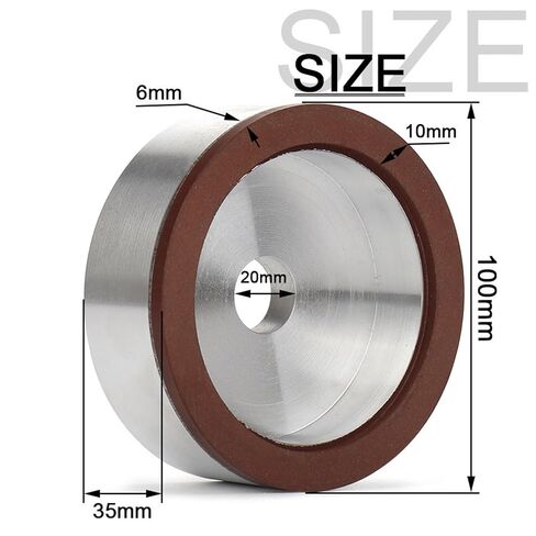 100mm Cup Grinding Wheel Diamond Grinding Disc for Alloy Tungsten Steel Ceramic Polishing Abrasive Grit150#(50mm) in Saudi Arabia