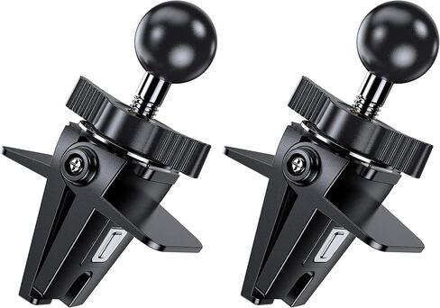 VICSEED Air Vent Clip for Car Mount, Twist-Lock Anti-Shake Vent Grip, 17mm (0.67inch) Ball Head Universal for Most Phone Mount for Car in Saudi Arabia