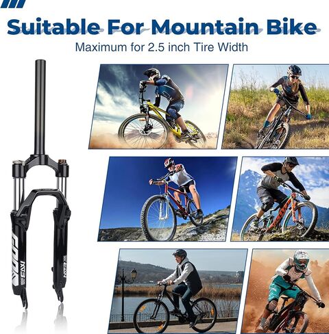 20 inch Front Suspension Fork 28.6mm Straight Tube Quick Release 9mm for Kids Mountain Bicycle in Saudi Arabia