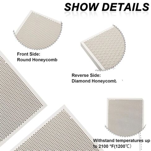 ألواح لحام سيراميك على شكل قرص العسل، قطعتان من ألواح لحام سيراميك على شكل قرص العسل - مقاومة لدرجات الحرارة العالية، لصنع المجوهرات in Kuwait