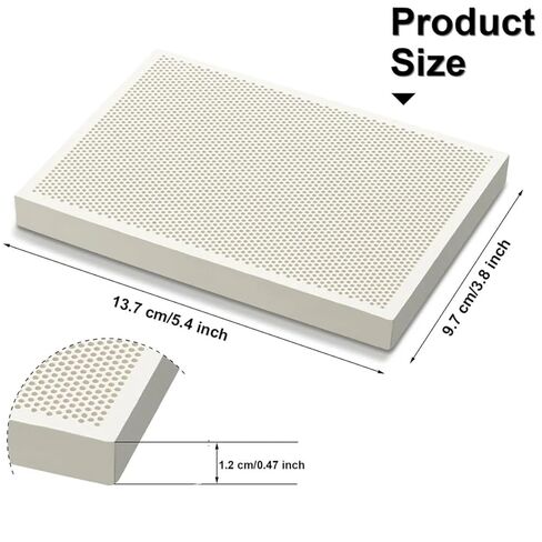 ألواح لحام سيراميك على شكل قرص العسل، قطعتان من ألواح لحام سيراميك على شكل قرص العسل مع فتحة - ألواح لحام مقاومة لدرجات الحرارة العالية 13.7 × 9. 1.3 سم in Kuwait