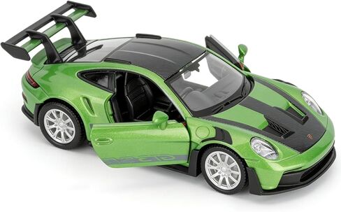1:36 Scale 911 GT3 RS Model Cars, Diecast Pull Back Vehicles, Model Toy Cars, Doors Open, Collection Kids Toy for Aged 3 and up, Gift Green in Kuwait