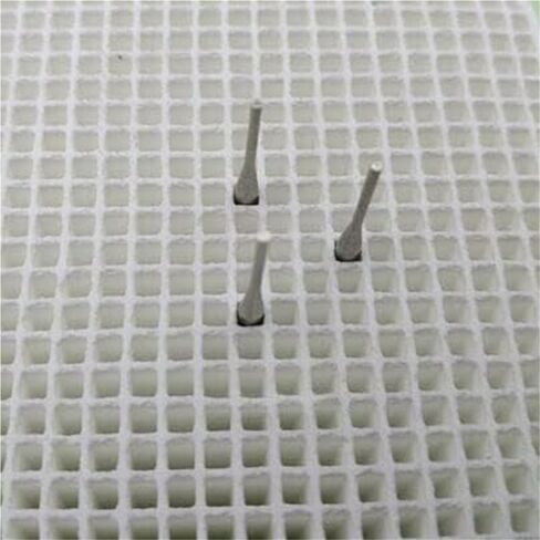 Honeycomb Ceramic Soldering Boards,Ceramic Honeycomb Soldering Board 13mm x 135mm for Jewelry Welding with 10 Stainless Steel Needles in Kuwait