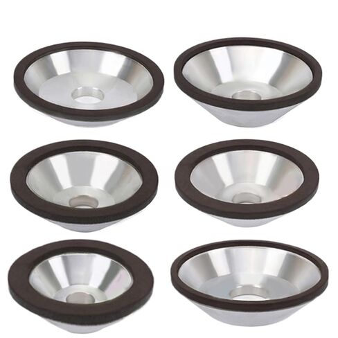 Diamond Grinding Wheel Cup Grinding Wheel Grinding Circle for Polishing Milling Cutter Disc 75mm/100mm/125mm/150mm/200mm(150 Grit,125x32x15x3mm Black) in Saudi Arabia