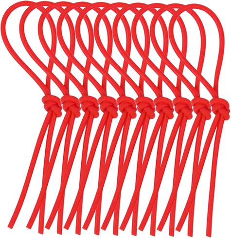 TOYANDONA 10pcs Elastic Yangqin Accessories Dulcimer Sticks Rubber Tube Red Eraser Yangqin Accessories Chinese Dulcimer Hammer Rubber Tube in Saudi Arabia