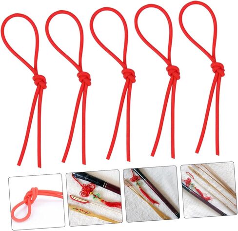 TOYANDONA 10pcs Elastic Yangqin Accessories Dulcimer Sticks Rubber Tube Red Eraser Yangqin Accessories Chinese Dulcimer Hammer Rubber Tube in Saudi Arabia
