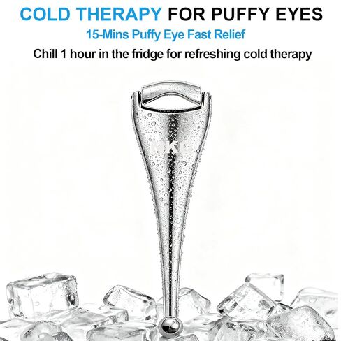 Metal Eye Roller for Dry Eyes,Eyelid Roller for Chalazion,Stye,MGD Relief,Improves Meibum Flow and Unclogs Oil Glands,Gentle Meibomian Gland Expression for Blocked Eyelid Glands (small) in Kuwait