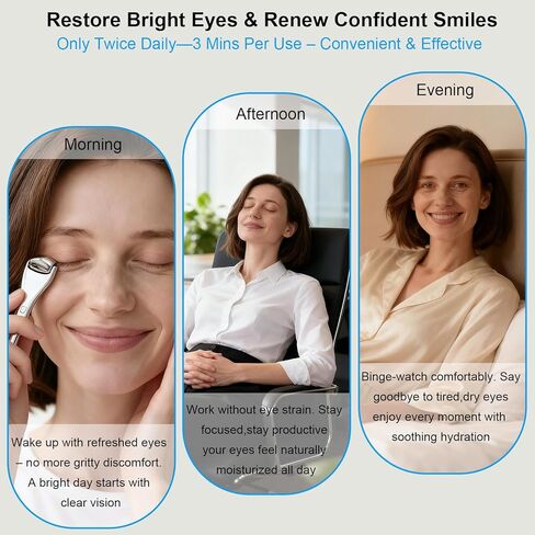 Metal Eye Roller for Dry Eyes,Eyelid Roller for Chalazion,Stye,MGD Relief,Improves Meibum Flow and Unclogs Oil Glands,Gentle Meibomian Gland Expression for Blocked Eyelid Glands (small) in Kuwait