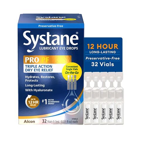 Systane PRO PF Multi-dose Preservative-Free Lubricant Eye Drops 32 Vials in Saudi Arabia
