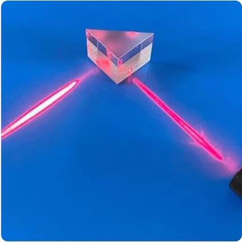 Physical Optics Experimental Equipment, Optical Glass Right-Angle Prism (for Total Reflection)，60mm Side Length in Saudi Arabia