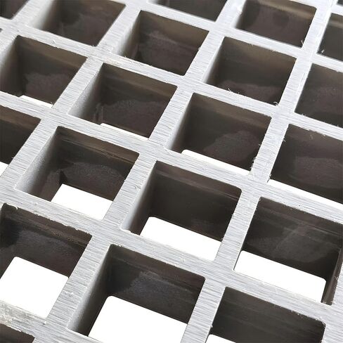 39.4"x19" Gray FRP Grating Rectangular Fiberglass Floor Grating 1.5" Thickness 0.5 tons Bearing Capacity in Kuwait